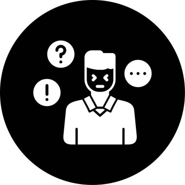 İş ve finans simgesinin vektör illüstrasyonu