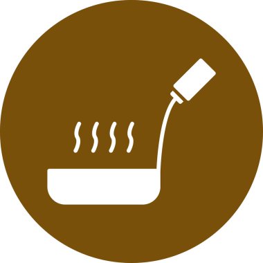 Bir kadın vücudu için bir termometrenin vektör çizimi