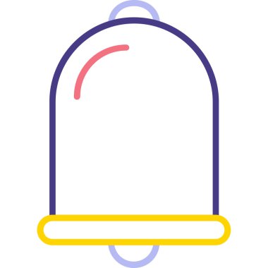 Şirin bir çizgi film simgesinin vektör çizimi