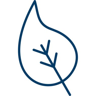 Yaprak ikonu vektör illüstrasyonu