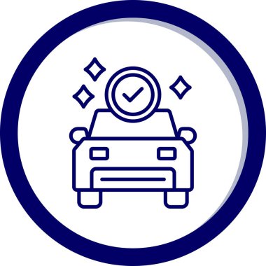 araba simgesi vektör illüstrasyonu