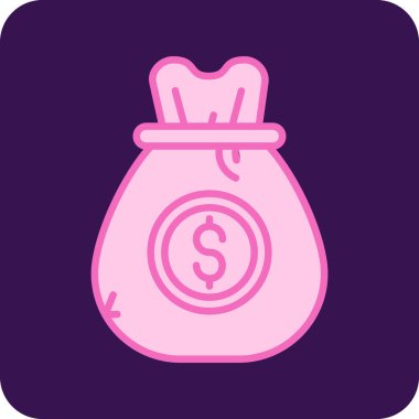 Dolar simgesi vektör illüstrasyonu