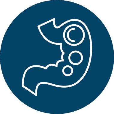 Bir bebek simgesinin vektör illüstrasyonu