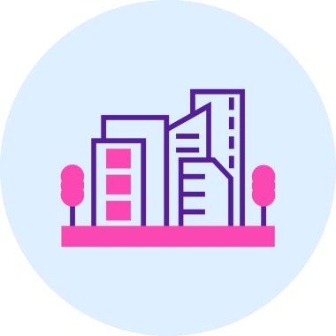 Modern simgenin vektör illüstrasyonu