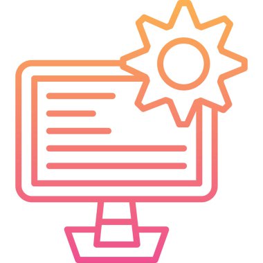 seo modern vektör simgesi