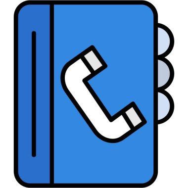 Telefon simgesi vektör illüstrasyonu