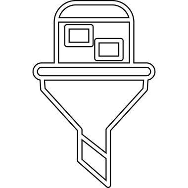 Yapı ve yapı sembolünün izole edilmiş bir nesnesi. Web için inşaat ve hisse senedi sembolü koleksiyonu.