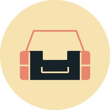 araba simgesi vektör illüstrasyonu