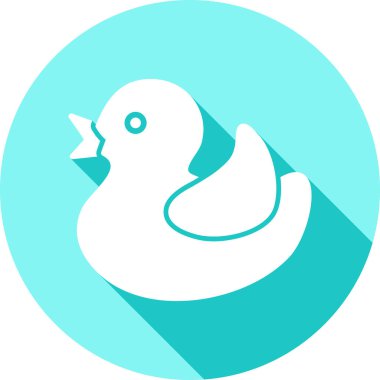 Düz biçimli hayvan kuş simgesi