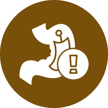 Bir köpek simgesinin vektör illüstrasyonu