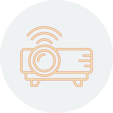 kamera simgesi vektör illüstrasyonu