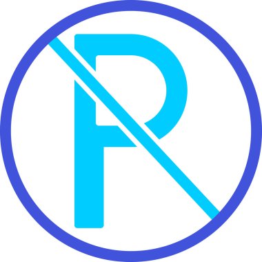 Yol işareti simgesi, vektör tasarımı