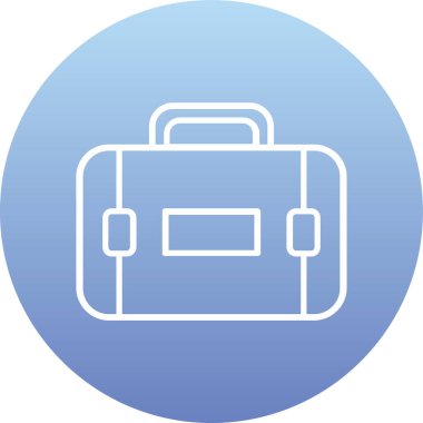 çanta simgesi vektör illüstrasyonu