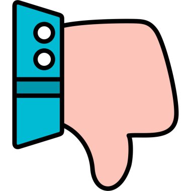 tam taslak biçiminde nefret edilen simge