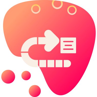 Beyin. Web simgesi basit illüstrasyon