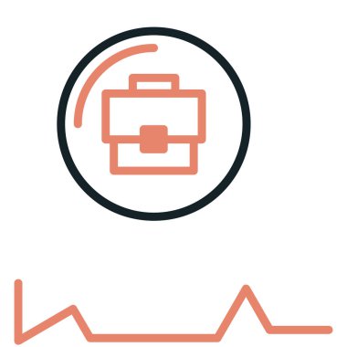 Tıbbi bir simgenin vektör illüstrasyonu