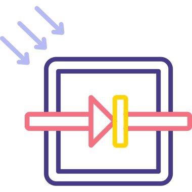 Bir müzik simgesinin vektör illüstrasyonu
