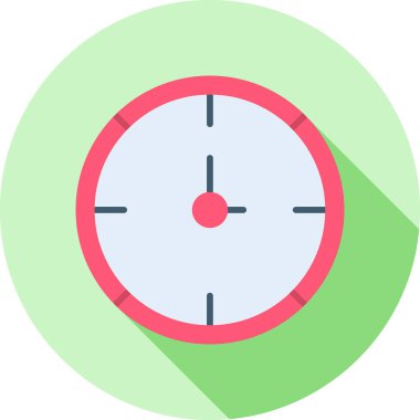 saat vektör simgesi modern basit vektör illüstrasyonu