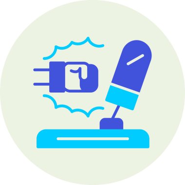 Elektrikli süpürge simgesi - taslak biçimi