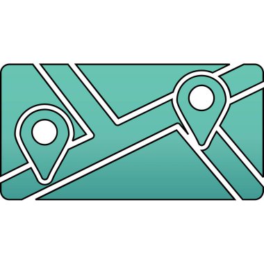 Hedef web simgesi, vektör illüstrasyonu