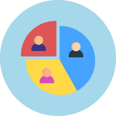 iş vektörü düz simgesi