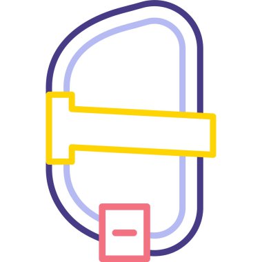 Modern simgenin vektör illüstrasyonu