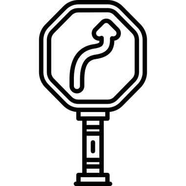 Trafik ışıkları simgesinin vektör illüstrasyonu