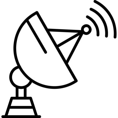ağ bağlantısı uydu simgesi