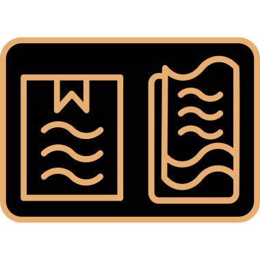 Yüzme havuzu ikonu. Beyaz üzerinde izole edilmiş havuz dalgası vektör renk ağı