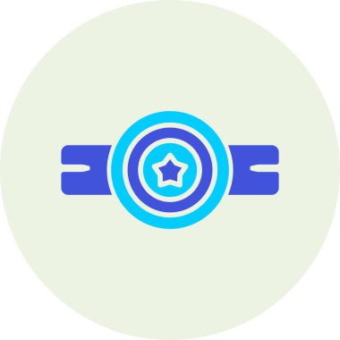 Madalya ikon vektör illüstrasyonu