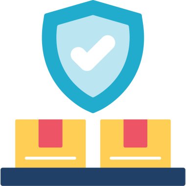 güvenlik vektör simgesi modern basit illüstrasyon