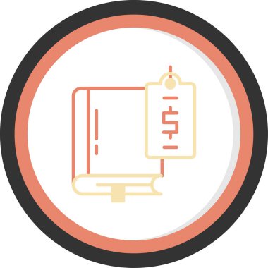 Bir web simgesinin vektör illüstrasyonu