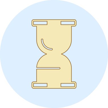 kum saati ikonu vektör illüstrasyonu