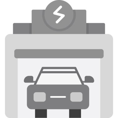 Araba aküsü. Basit resimleme