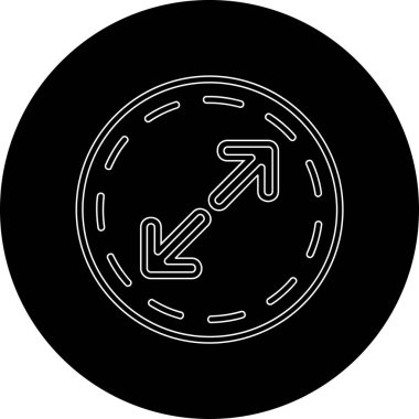 ok simgesi, vektör illüstrasyonu