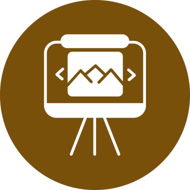 Bir web simgesinin vektör illüstrasyonu