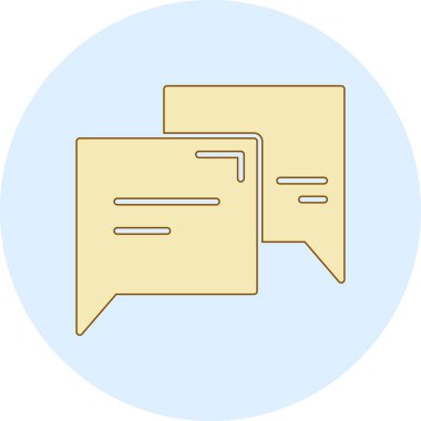 Metin kabarcık vektör çizim