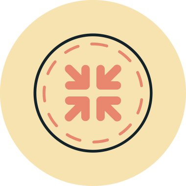 Yemek. Web simgesi basit illüstrasyon