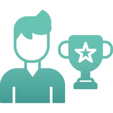 Ödülü Kupası vektör simgesi