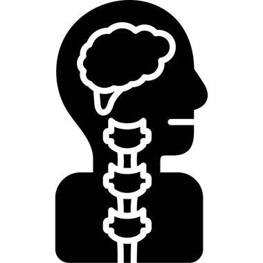 Beyin simgesi, basit tarzı