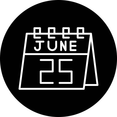 Takvim simgesi vektör illüstrasyonu