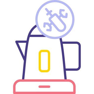 Çizgi film simgesinin vektör çizimi