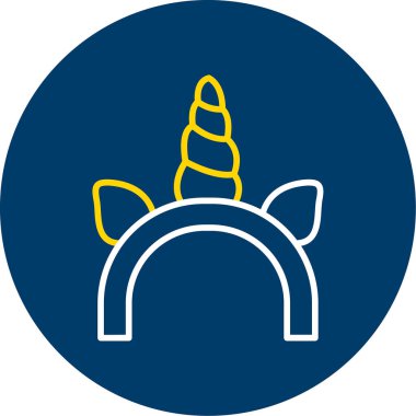 Bir at simgesinin vektör illüstrasyonu