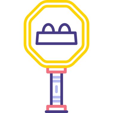 Dondurma. Web basit illüstrasyonu