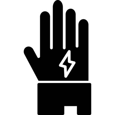 Elektrik güç vektör simgesi