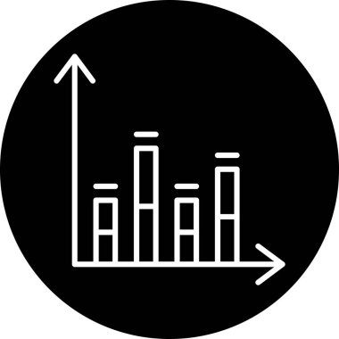 çubuk simgesi vektör illüstrasyonu