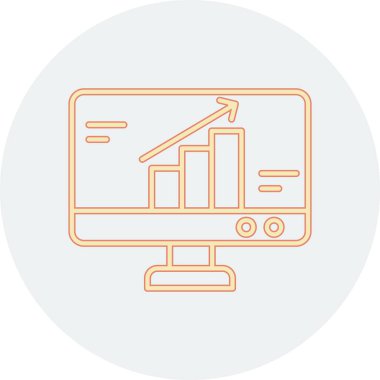 seo modern simgesinin vektör illüstrasyonu