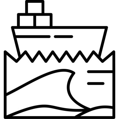 Gezinti. Web simgesi basit illüstrasyon