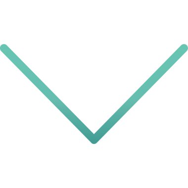 aşağı sağ vektör simgesi. biçim vuruş simgesi, yumuşak mavi renk, beyaz arkaplan.