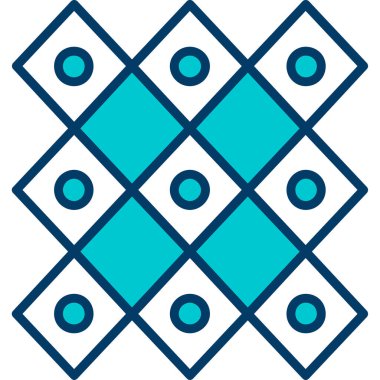 Soyut geometrik şablonun vektör çizimi